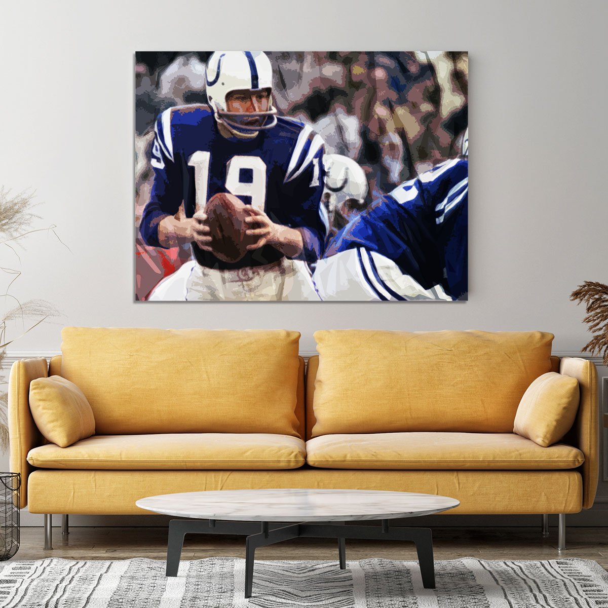 Johnny Unitas Baltimore Colts Canvas Print or Poster