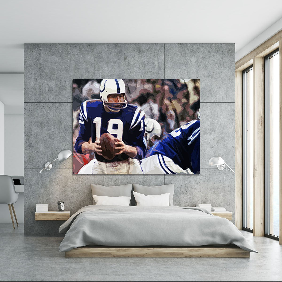 Johnny Unitas Baltimore Colts Canvas Print or Poster