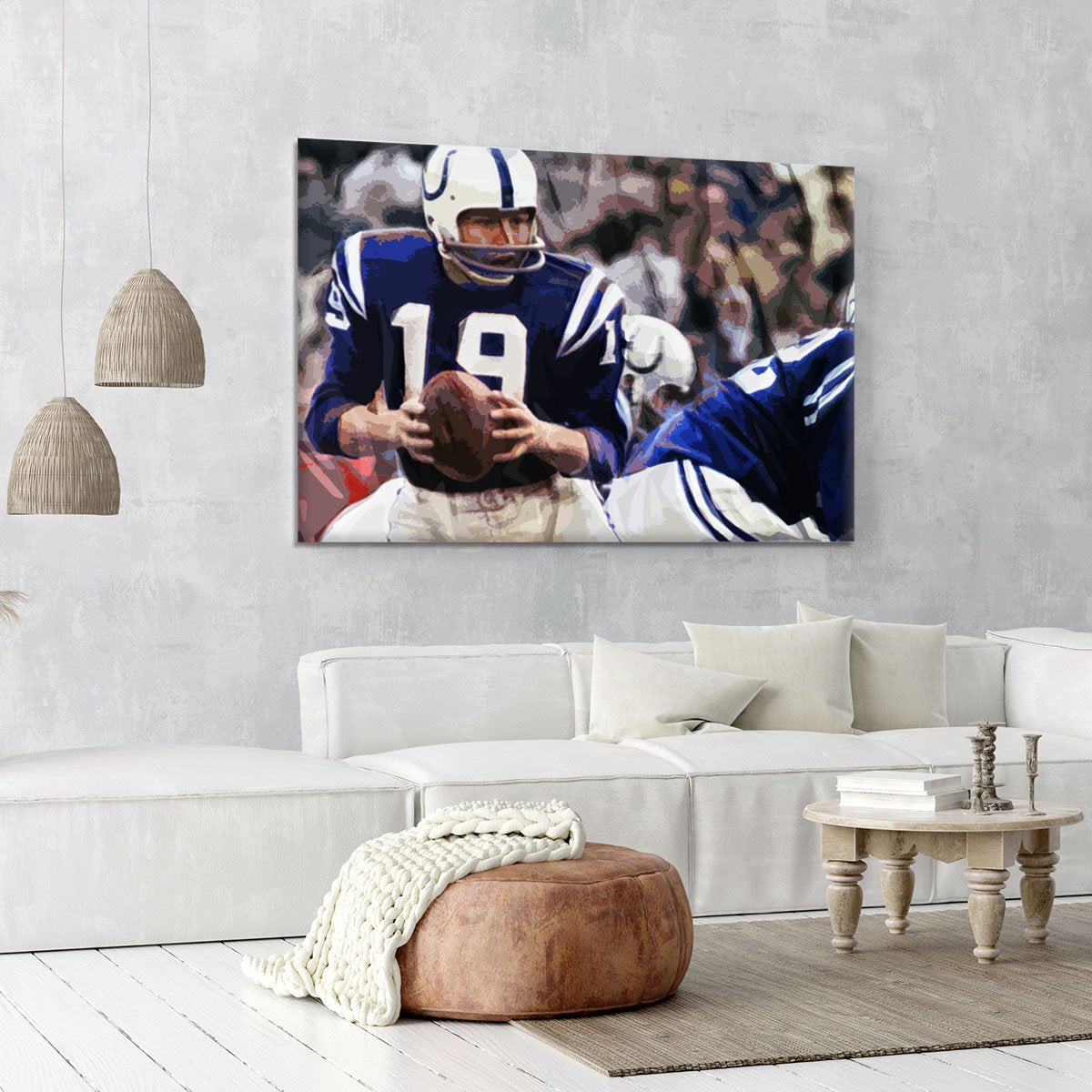 Johnny Unitas Baltimore Colts Canvas Print or Poster