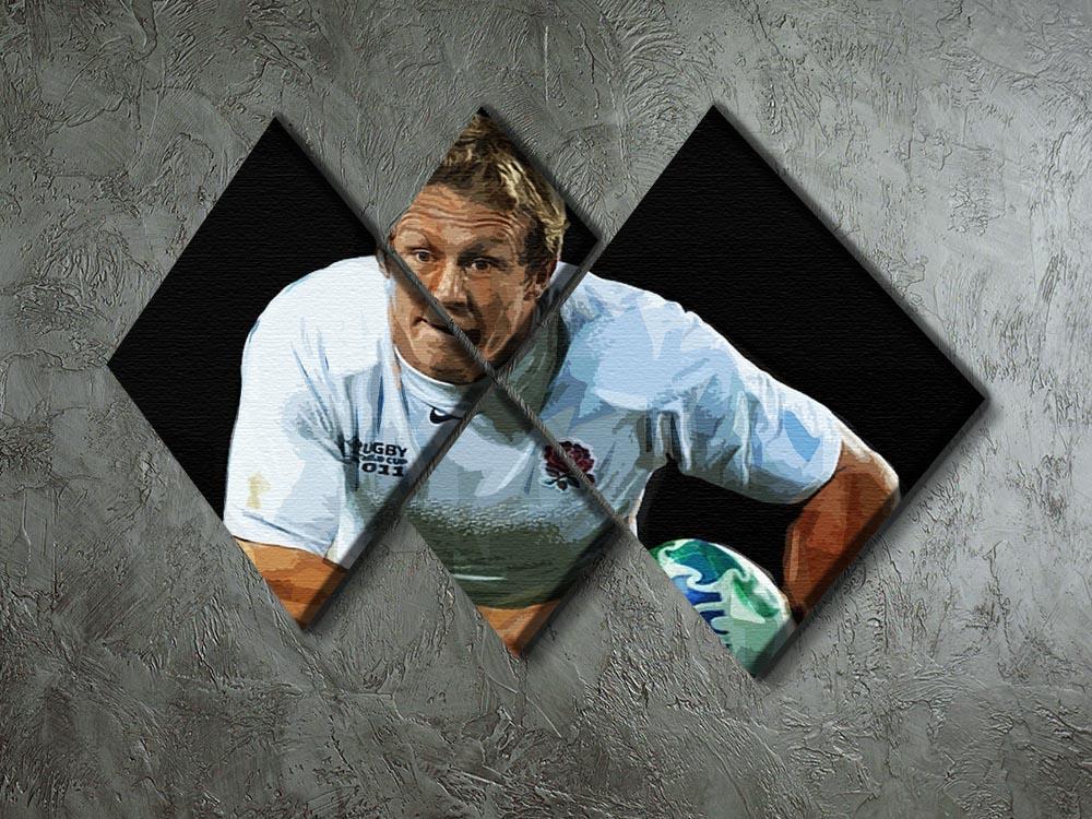 Jonny Wilkinson Running 4 Square Multi Panel Canvas - Canvas Art Rocks - 2