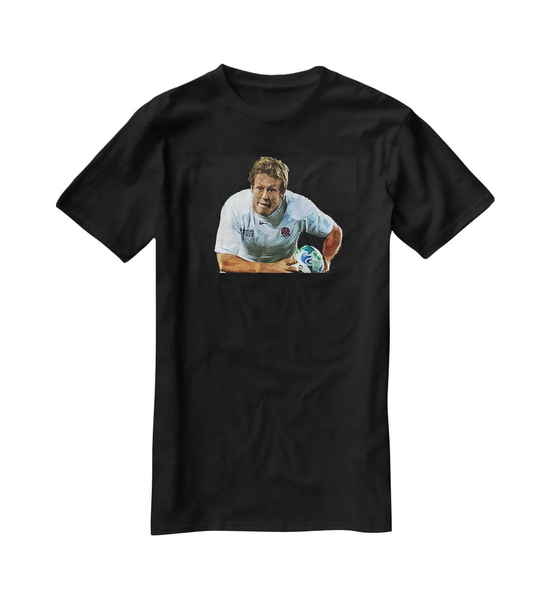 Jonny Wilkinson Running T-Shirt - Canvas Art Rocks - 1