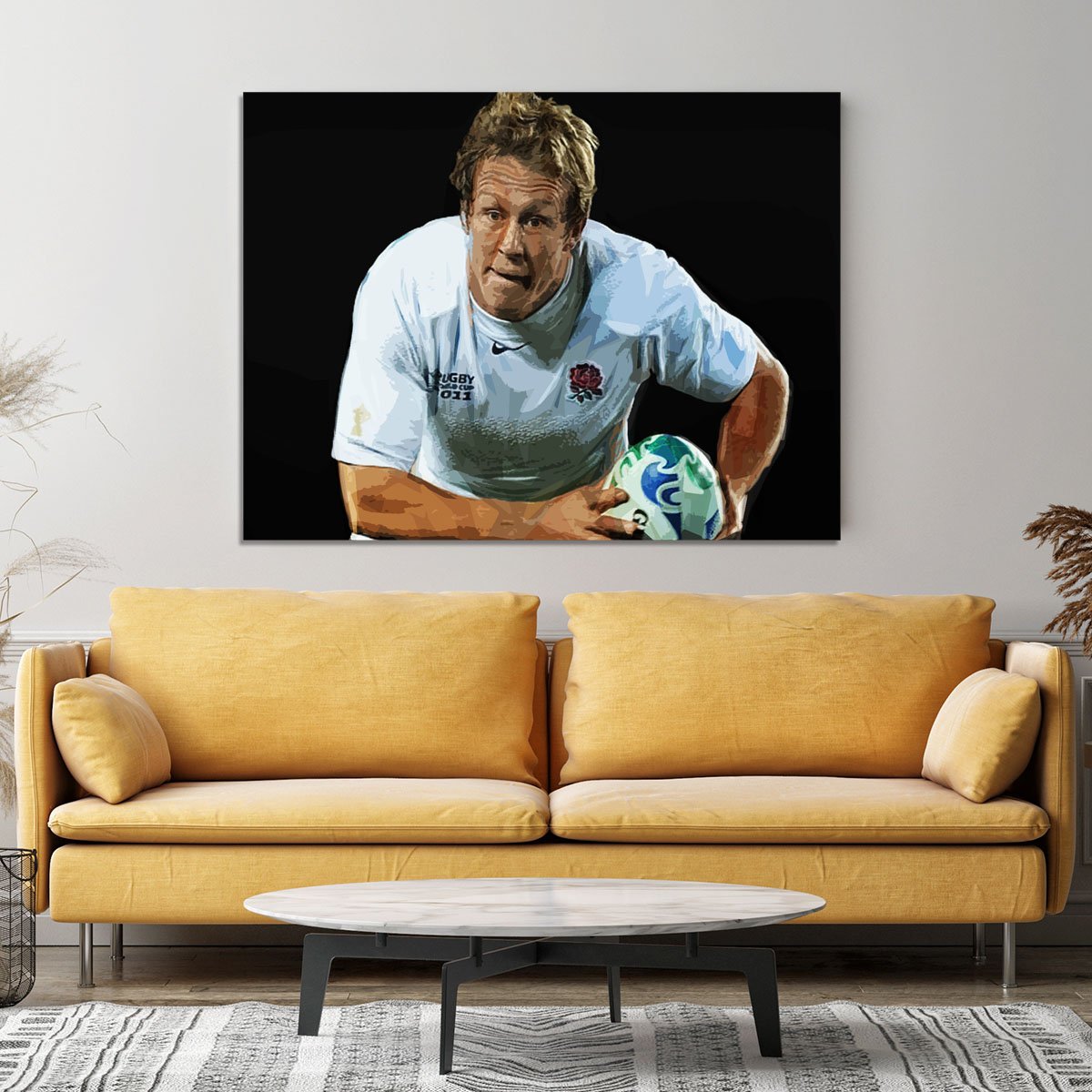 Jonny Wilkinson Running Canvas Print or Poster