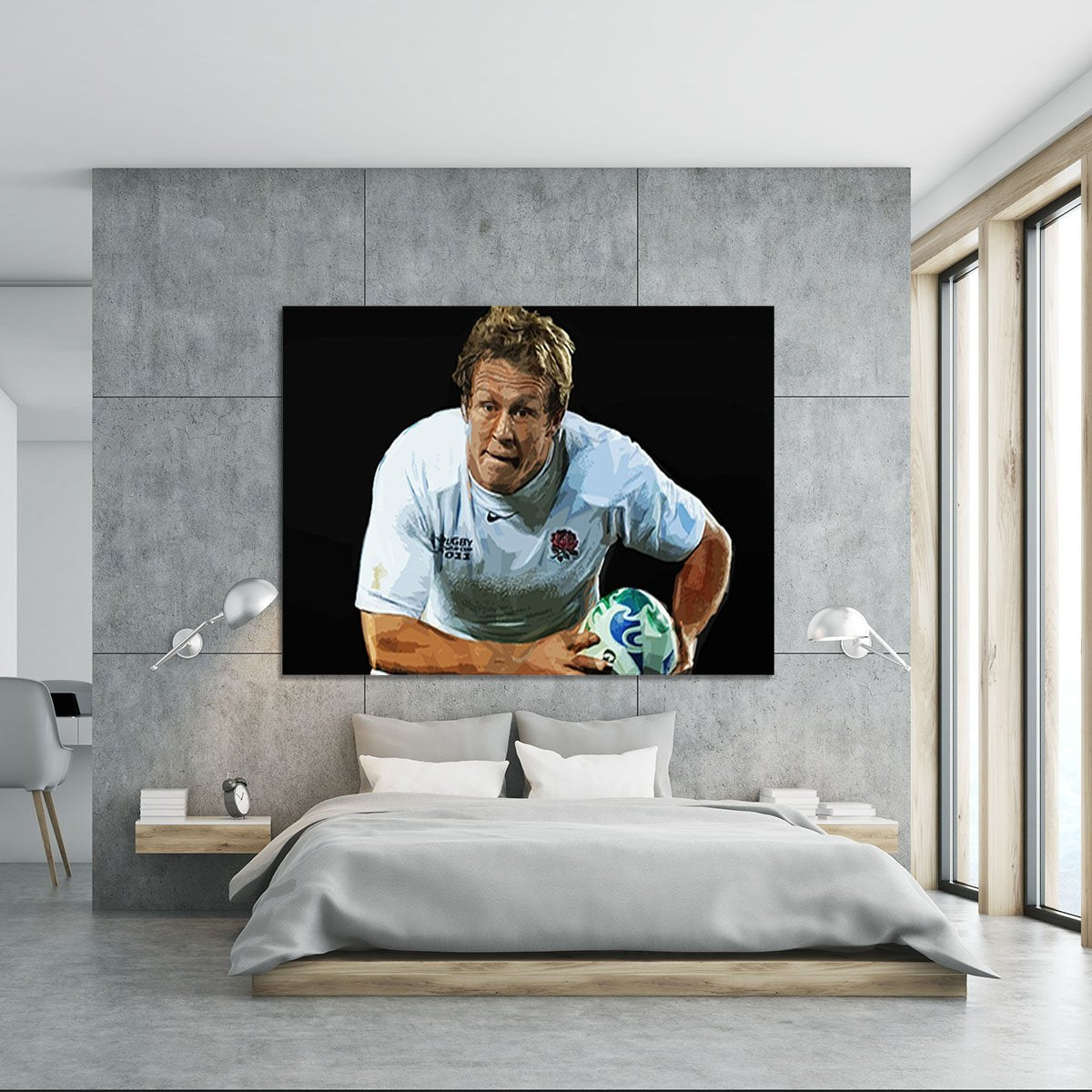 Jonny Wilkinson Running Canvas Print or Poster