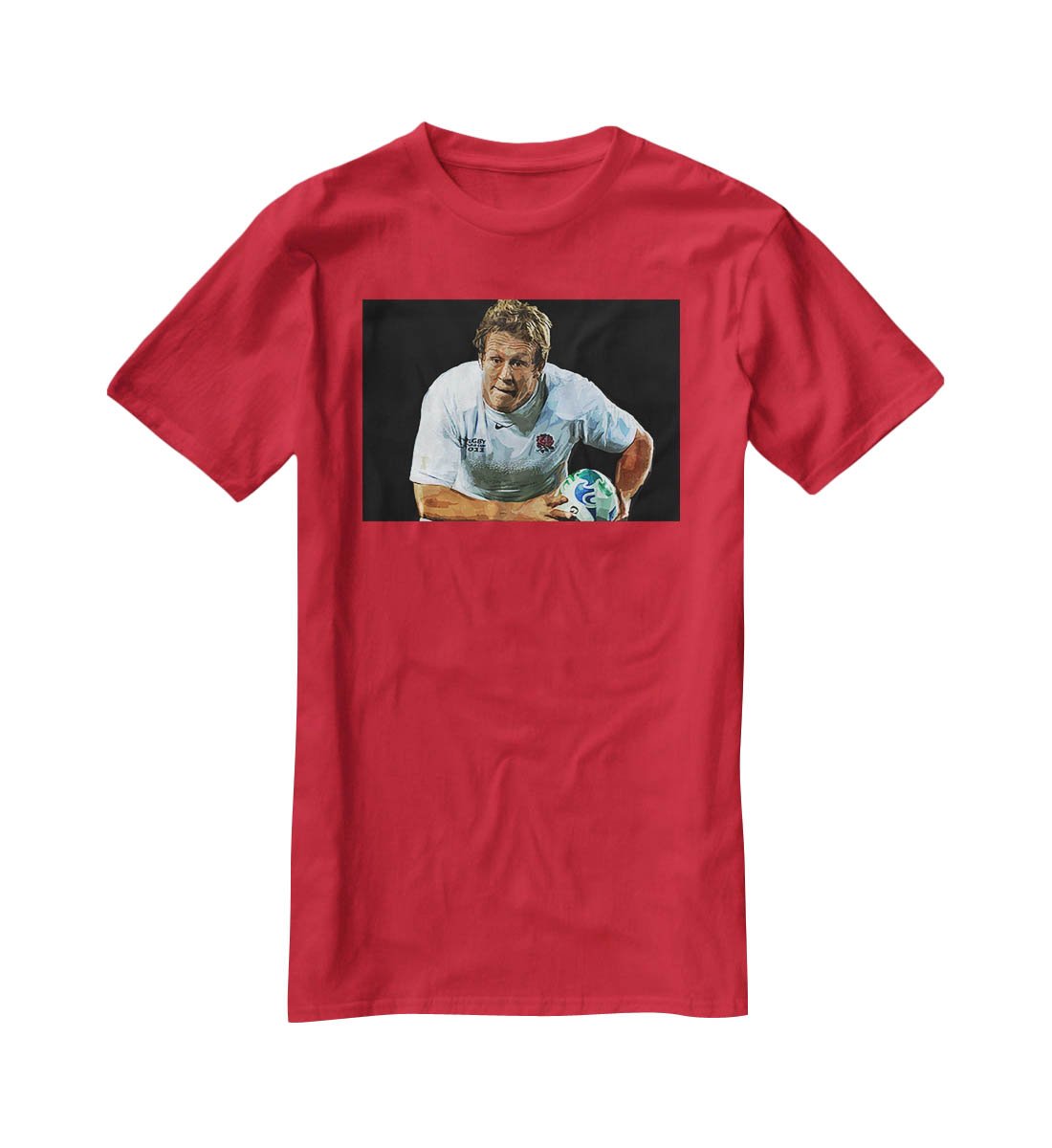 Jonny Wilkinson Running T-Shirt - Canvas Art Rocks - 4