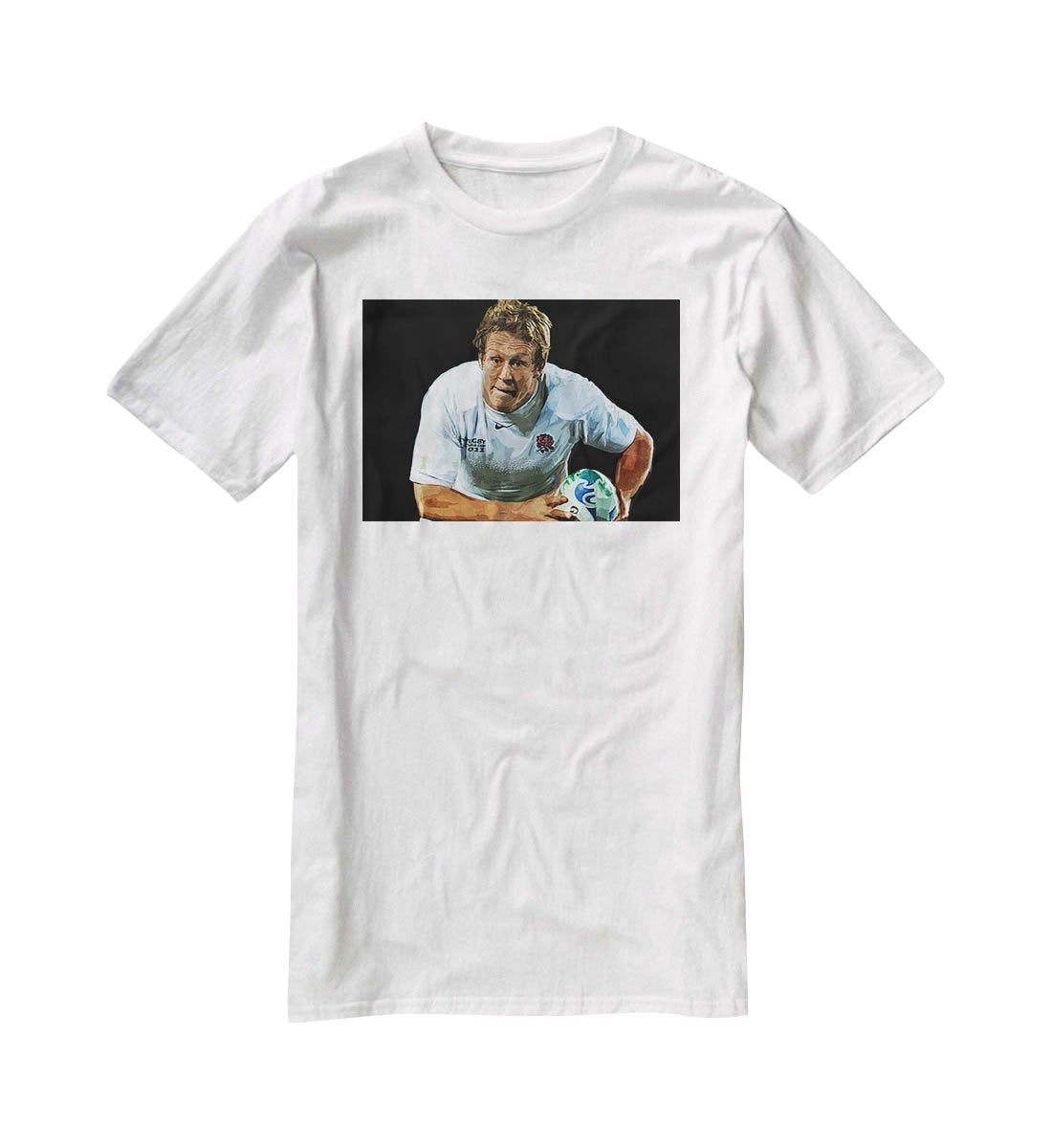 Jonny Wilkinson Running T-Shirt - Canvas Art Rocks - 5