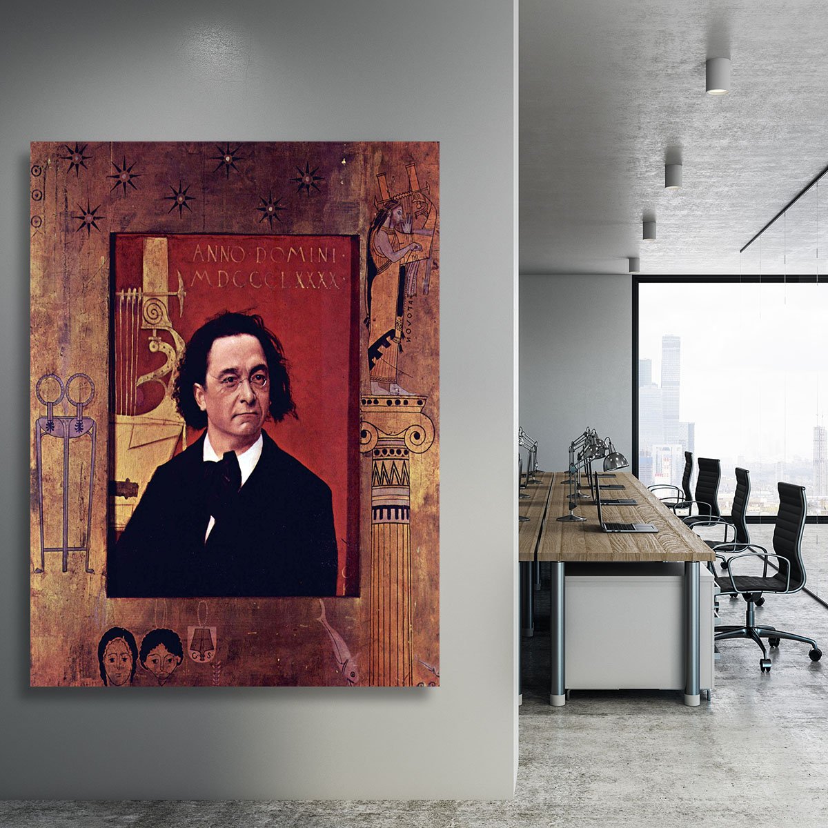Joseph Pembauer by Klimt Canvas Print or Poster