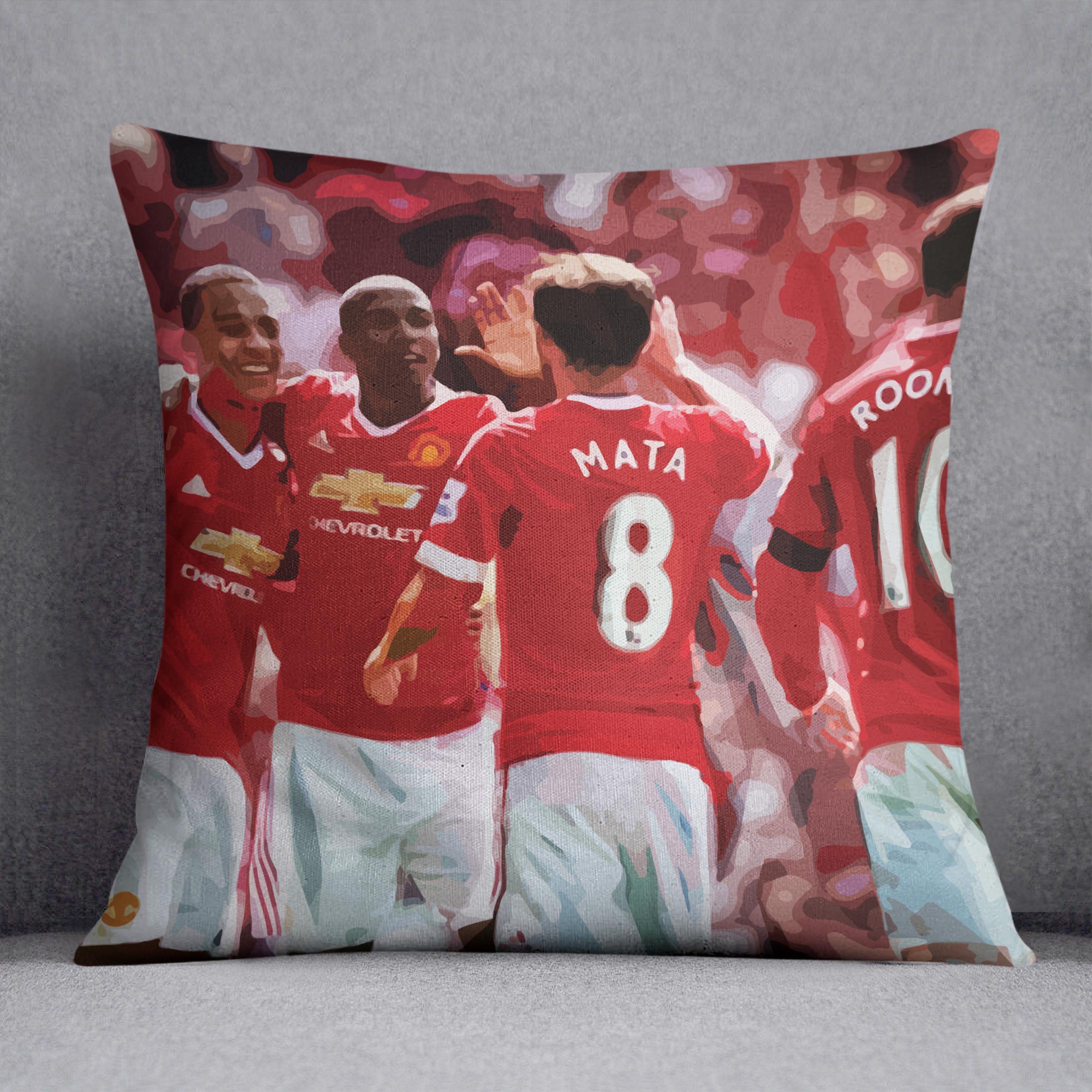 Juan Mata and Wayne Rooney Cushion