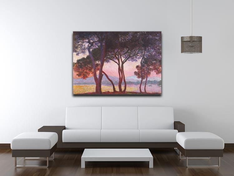 Juan les Pins by Monet Canvas Print & Poster - Canvas Art Rocks - 4