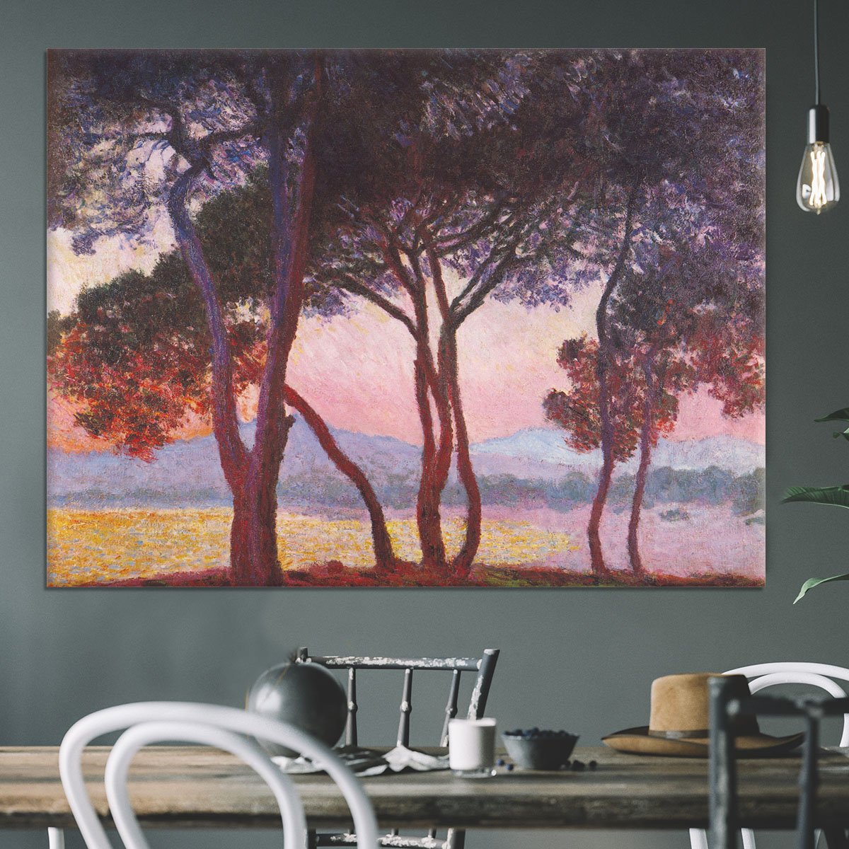 Juan les Pins by Monet Canvas Print or Poster