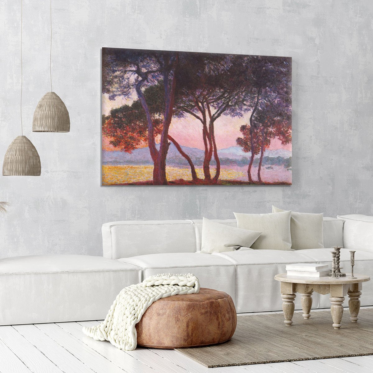 Juan les Pins by Monet Canvas Print or Poster