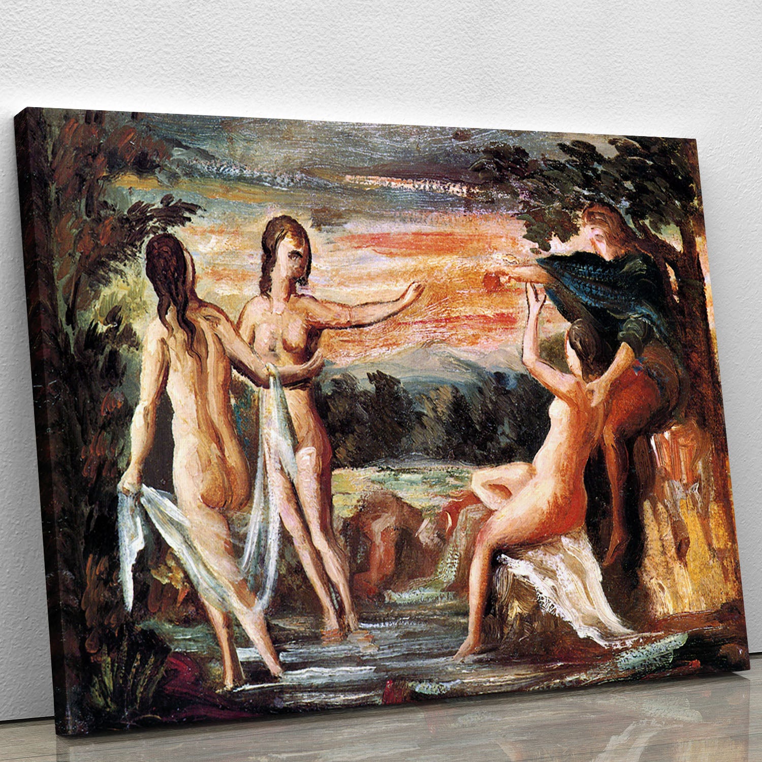 Judgement of Paris by Cezanne Canvas Print or Poster - Canvas Art Rocks - 1