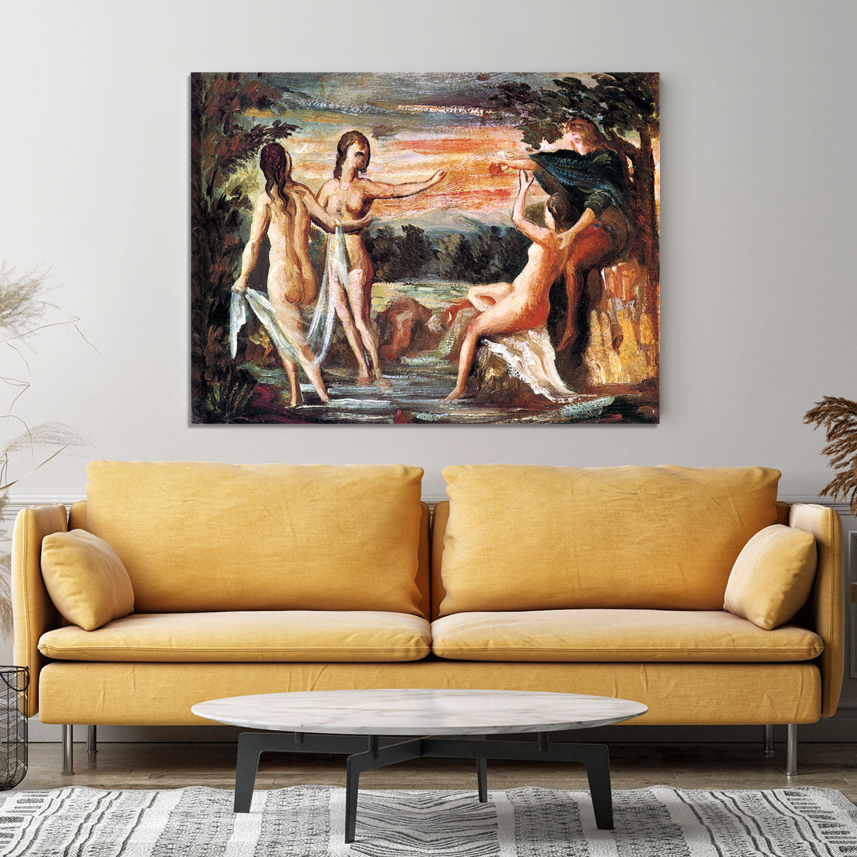 Judgement of Paris by Cezanne Canvas Print or Poster - Canvas Art Rocks - 4