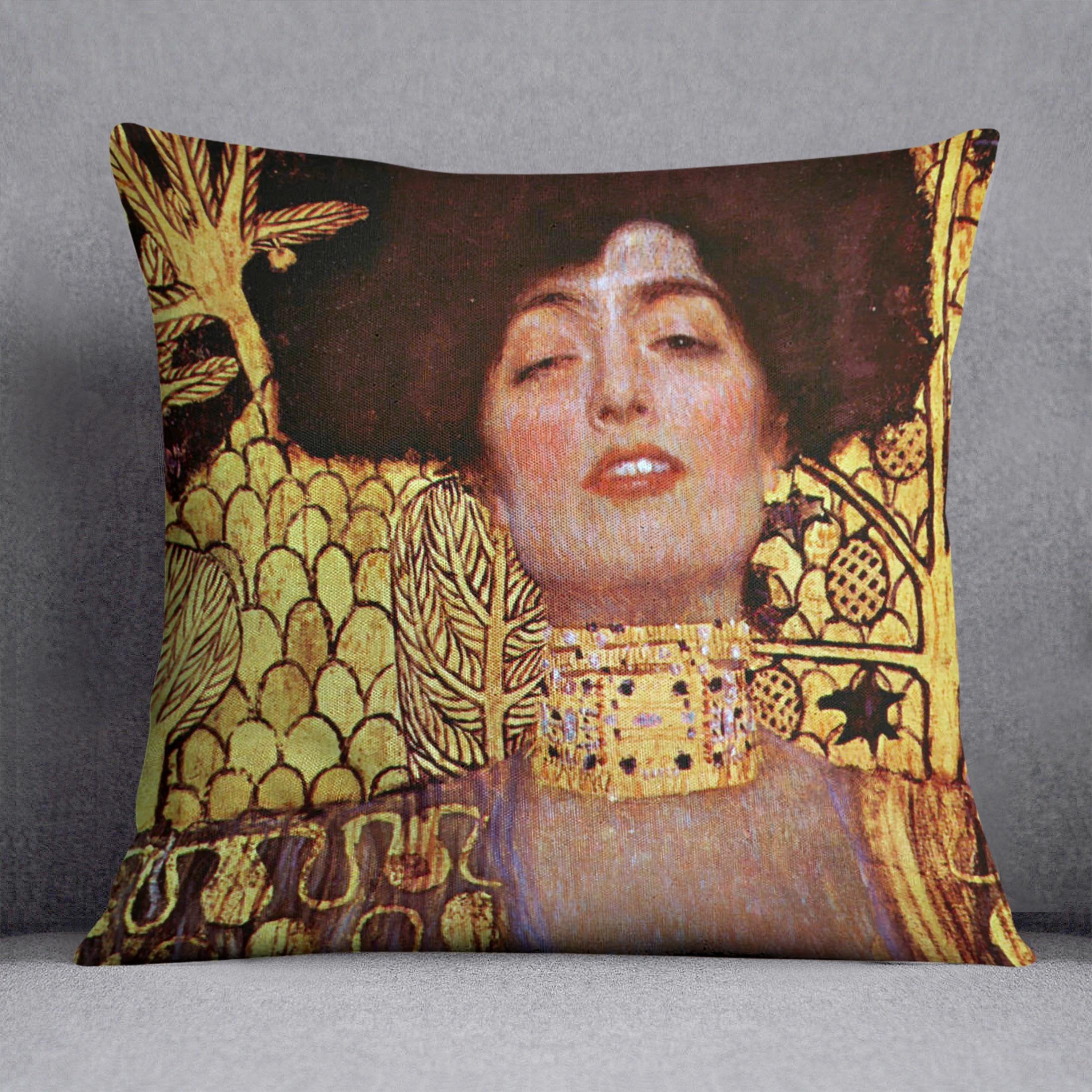 Judith by Klimt Throw Pillow