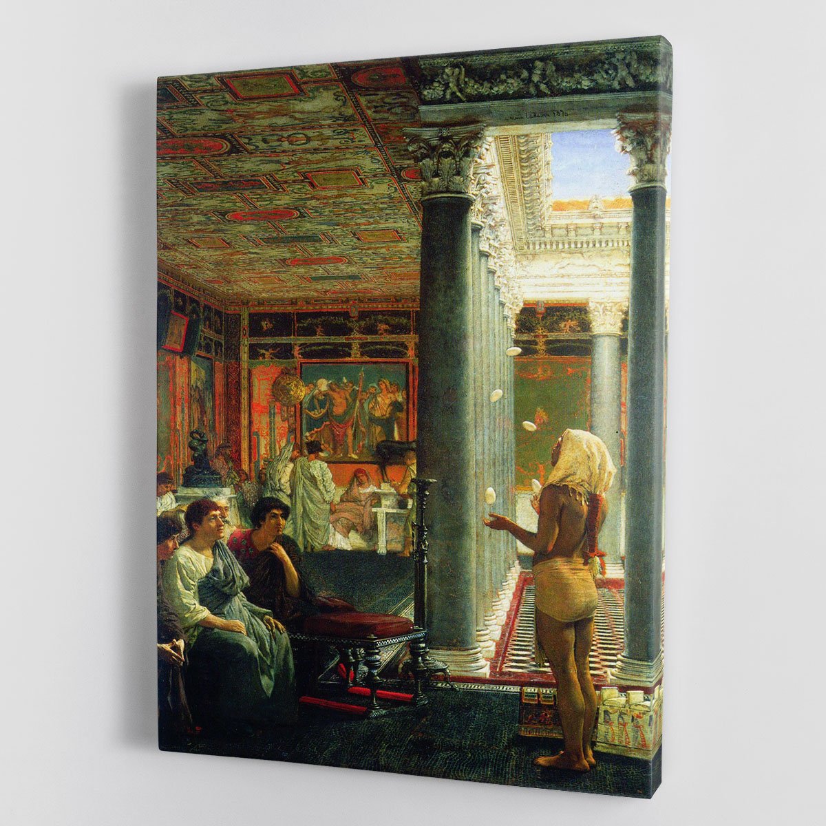 Juggler by Alma Tadema Canvas Print or Poster