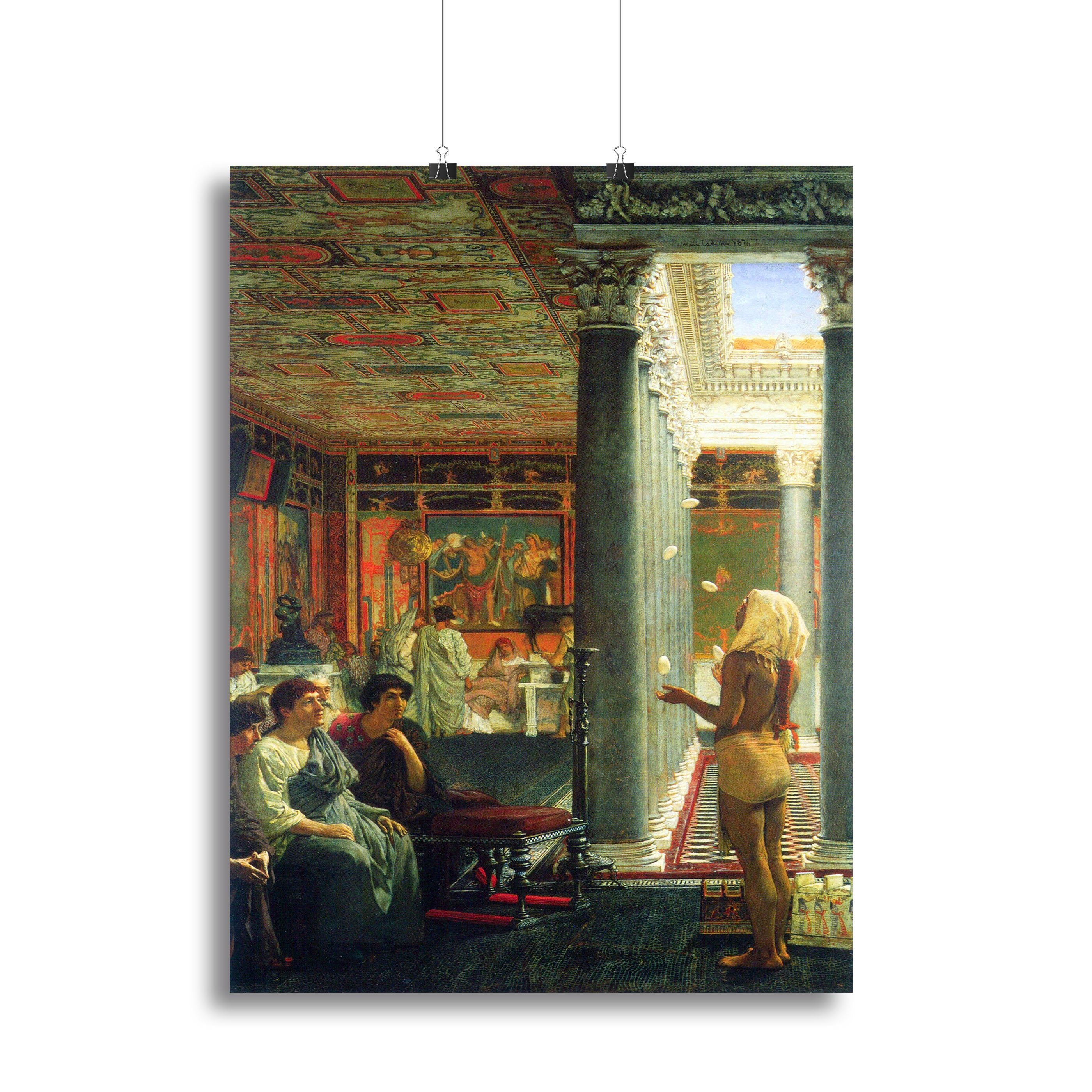 Juggler by Alma Tadema Canvas Print or Poster
