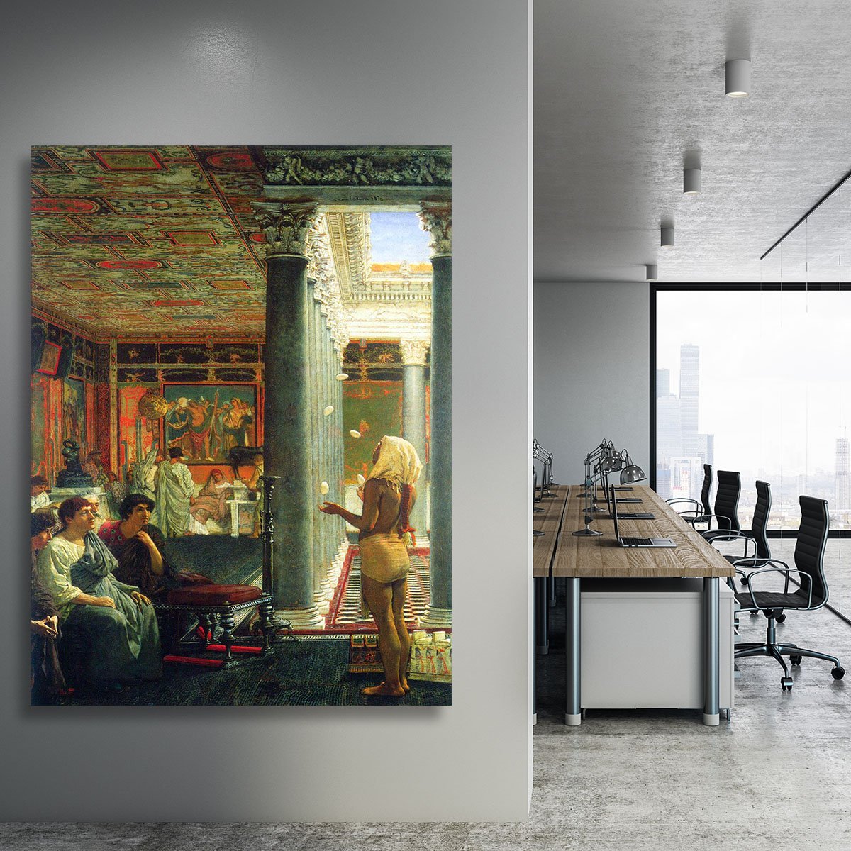 Juggler by Alma Tadema Canvas Print or Poster