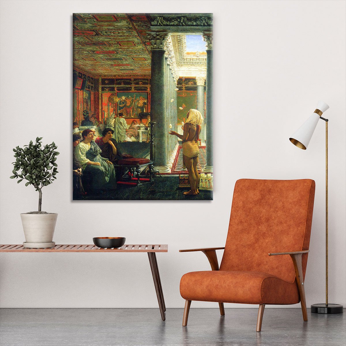 Juggler by Alma Tadema Canvas Print or Poster