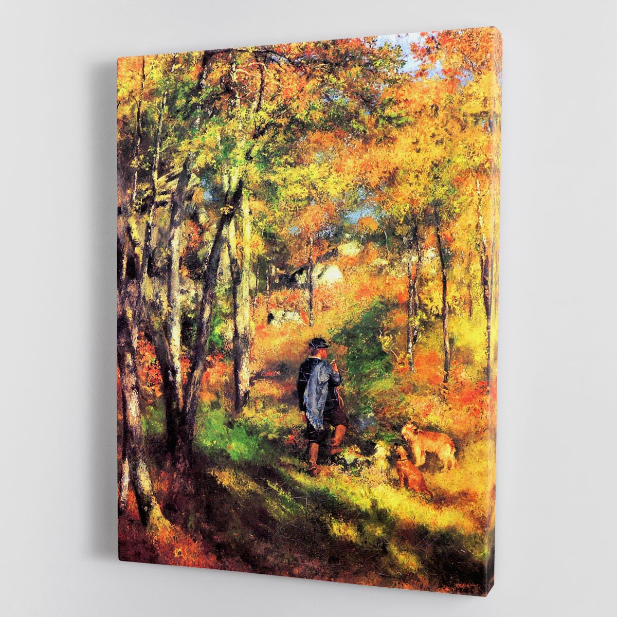 Jules le Coeur and his dogs by Renoir Canvas Print or Poster