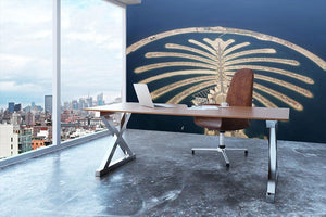 Jumeirah Palm Island Development Wall Mural Wallpaper - Canvas Art Rocks - 3