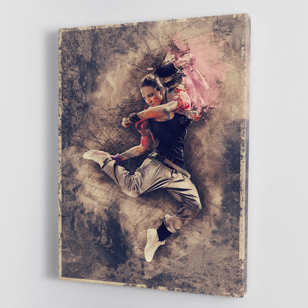 Jump Painting Canvas Print or Poster