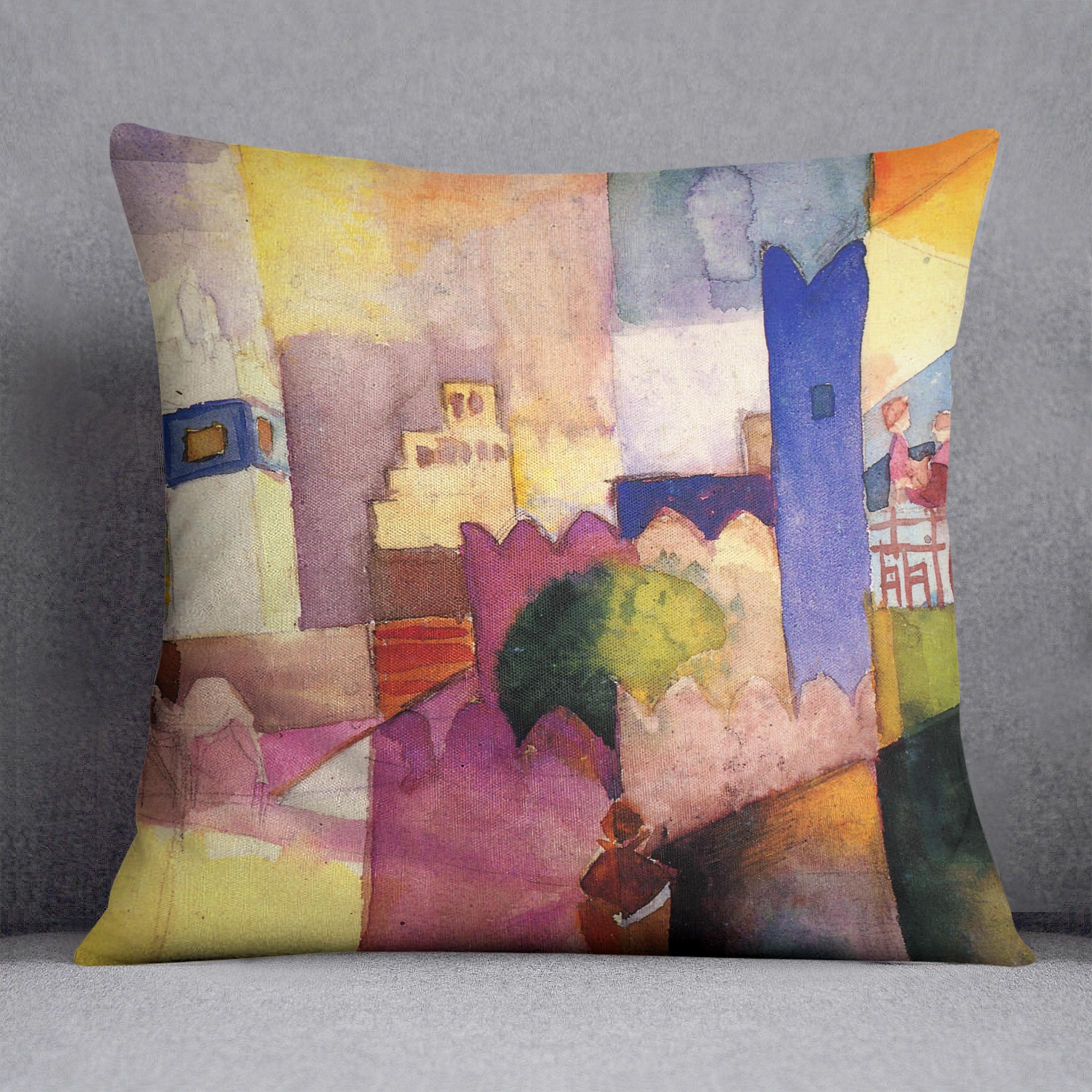 Kairouan by Macke Cushion - Canvas Art Rocks - 1