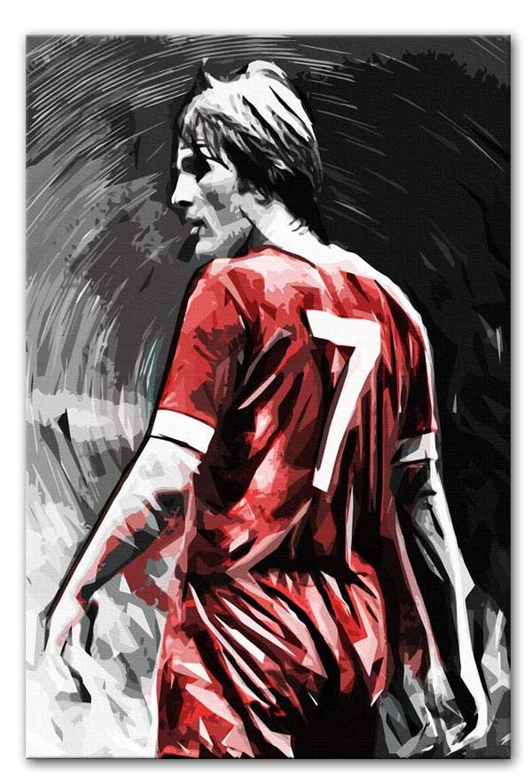 Kenny Dalglish Print - Canvas Art Rocks - 1