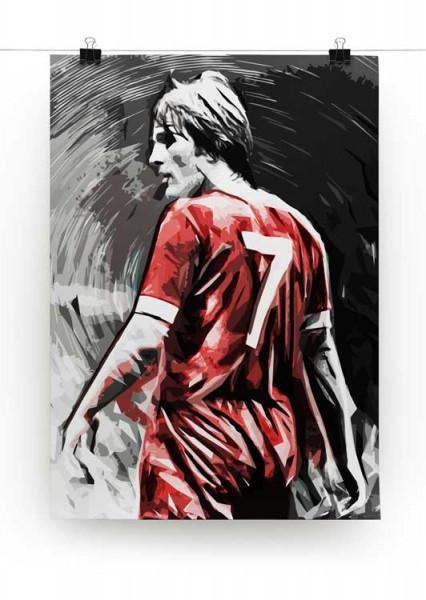 Kenny Dalglish Print - Canvas Art Rocks - 2