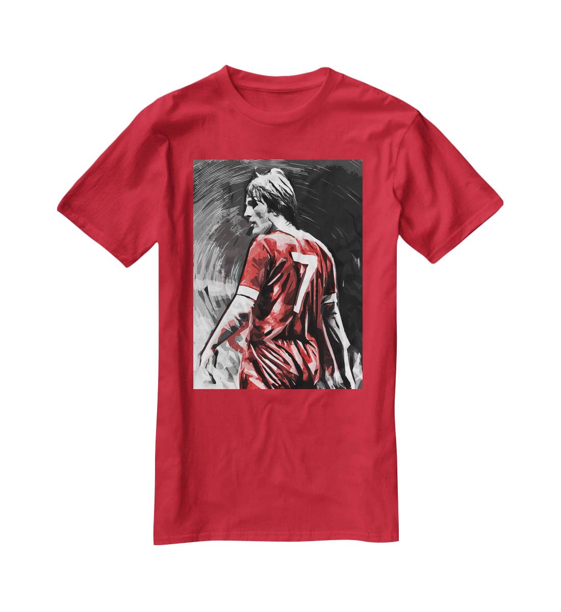 Kenny Dalglish T-Shirt - Canvas Art Rocks - 4