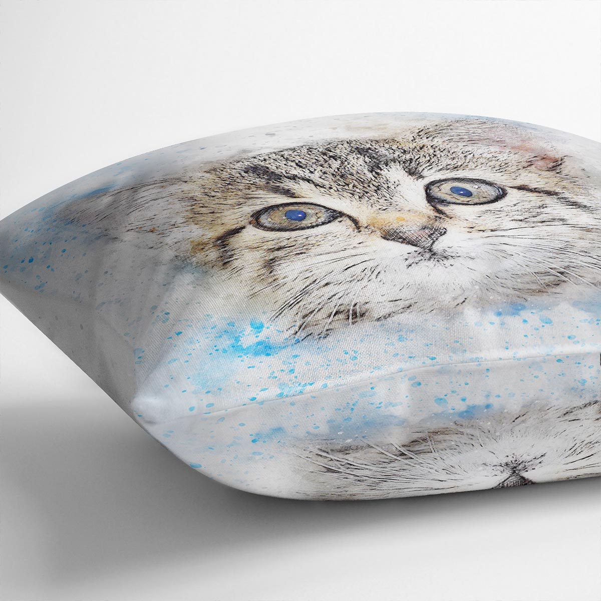 Kitten Painting Cushion