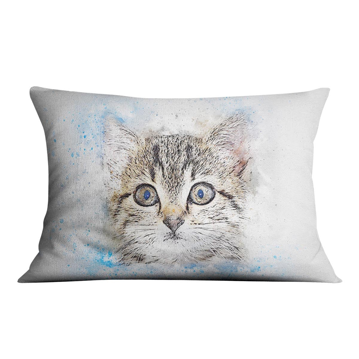 Kitten Painting Cushion