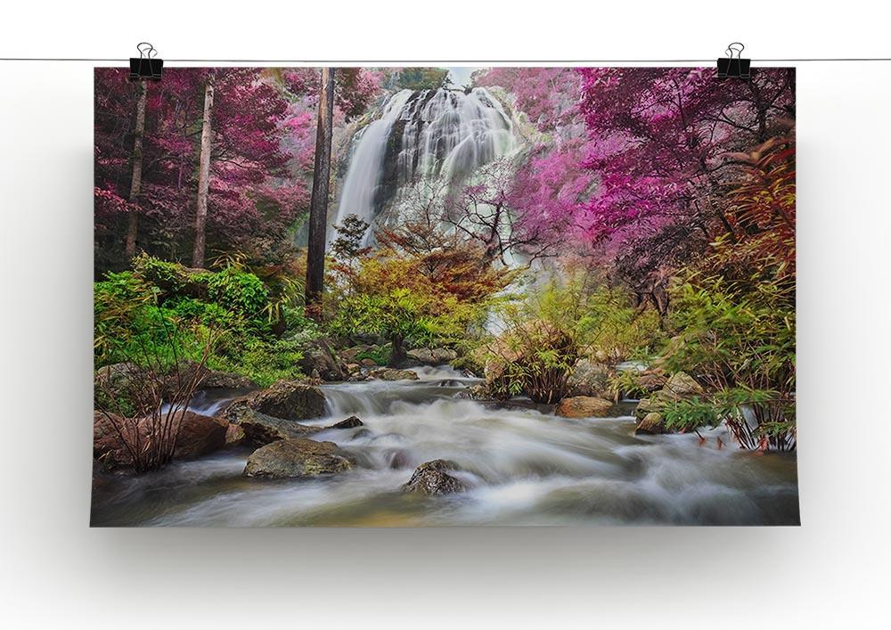 Klonglan Waterfall Canvas Print or Poster - Canvas Art Rocks - 2