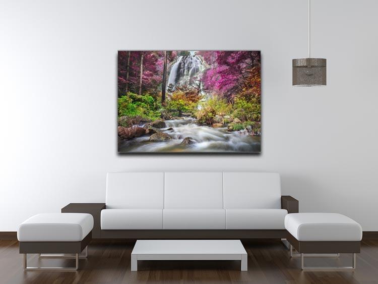 Klonglan Waterfall Canvas Print or Poster - Canvas Art Rocks - 4