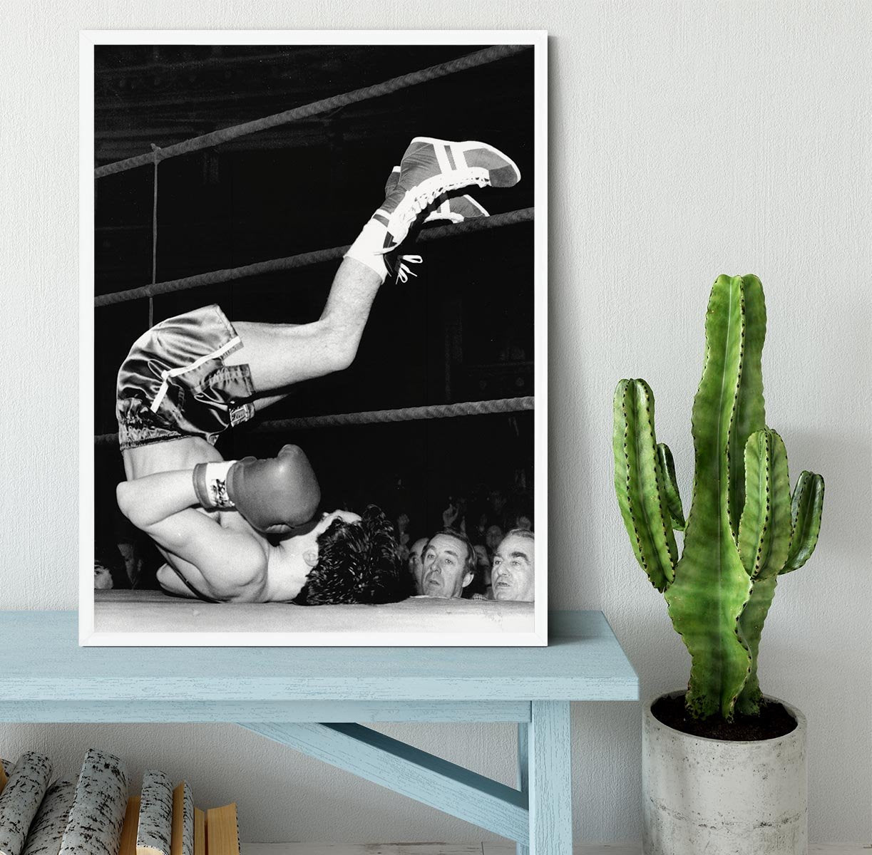 Knock Out Framed Print - Canvas Art Rocks -6