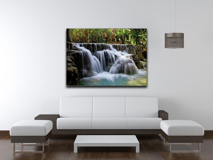 Kuang Si-Falls Print - Canvas Art Rocks - 4