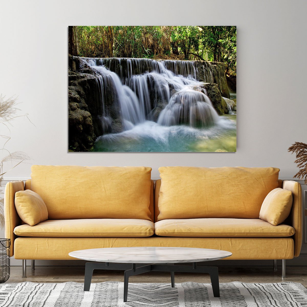 Kuang Si-Falls Canvas Print or Poster