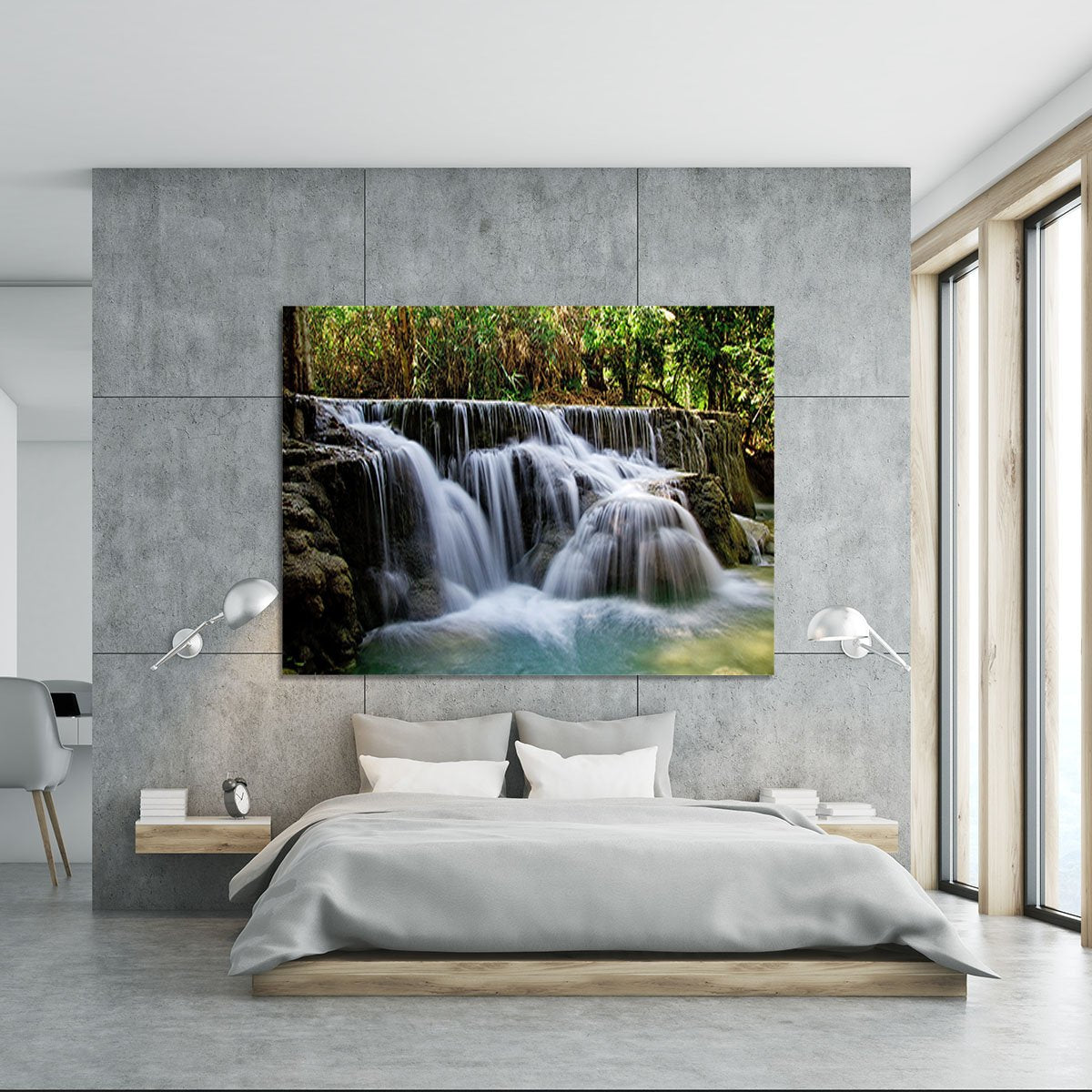 Kuang Si-Falls Canvas Print or Poster