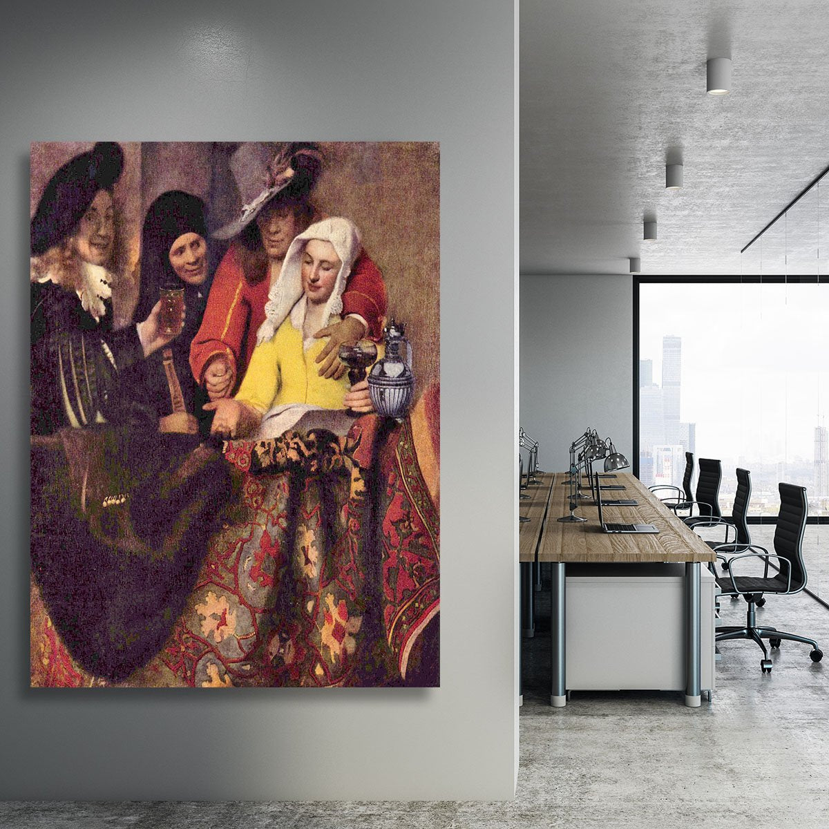 Kupplerin by Vermeer Canvas Print or Poster