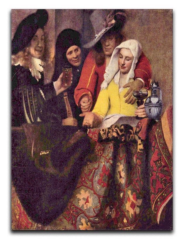 Kupplerin by Vermeer Canvas Print or Poster - Canvas Art Rocks - 1