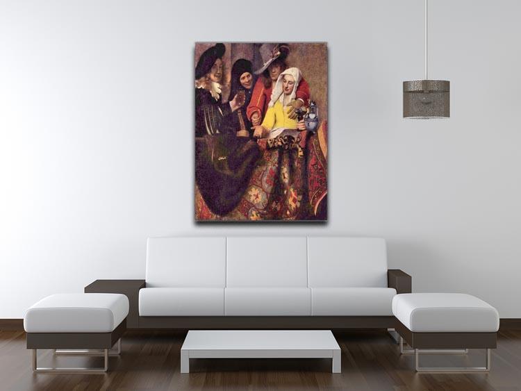 Kupplerin by Vermeer Canvas Print or Poster - Canvas Art Rocks - 4