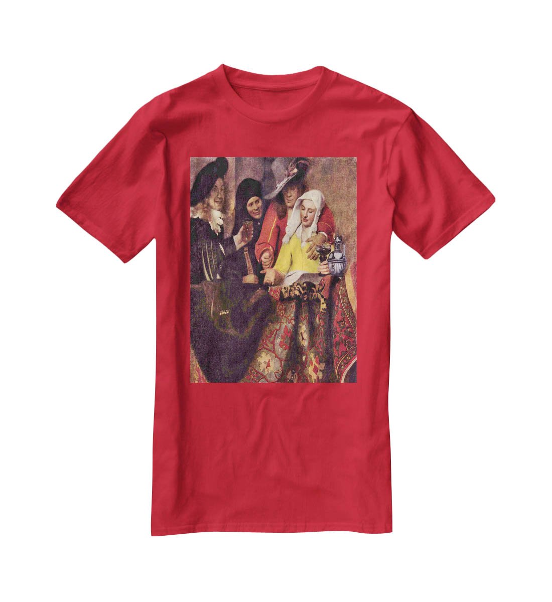 Kupplerin by Vermeer T-Shirt - Canvas Art Rocks - 4