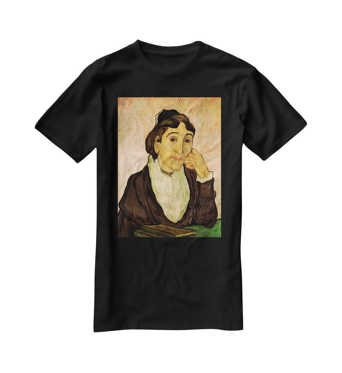 L Arlesienne Madame Ginoux 2 by Van Gogh T-Shirt - Canvas Art Rocks - 1