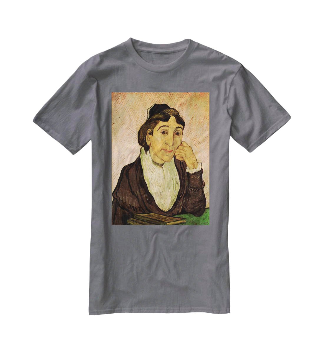 L Arlesienne Madame Ginoux 2 by Van Gogh T-Shirt - Canvas Art Rocks - 3