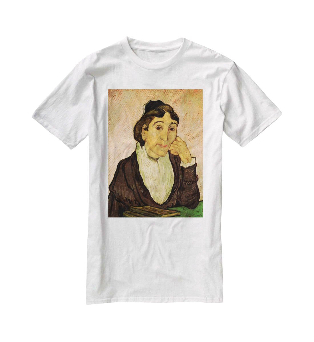 L Arlesienne Madame Ginoux 2 by Van Gogh T-Shirt - Canvas Art Rocks - 5