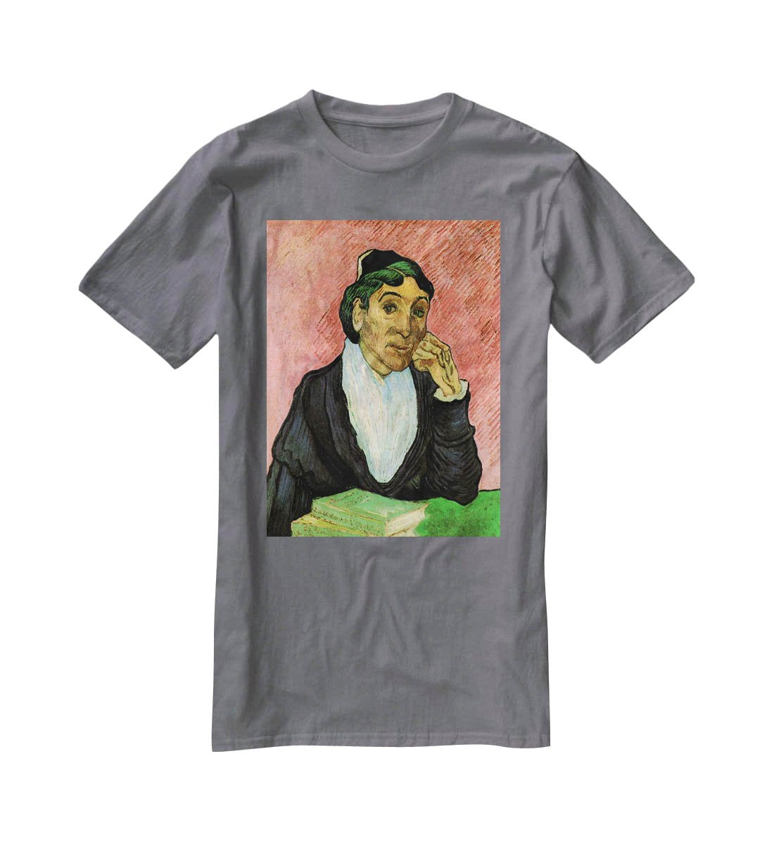 L Arlesienne Madame Ginoux 3 by Van Gogh T-Shirt - Canvas Art Rocks - 3