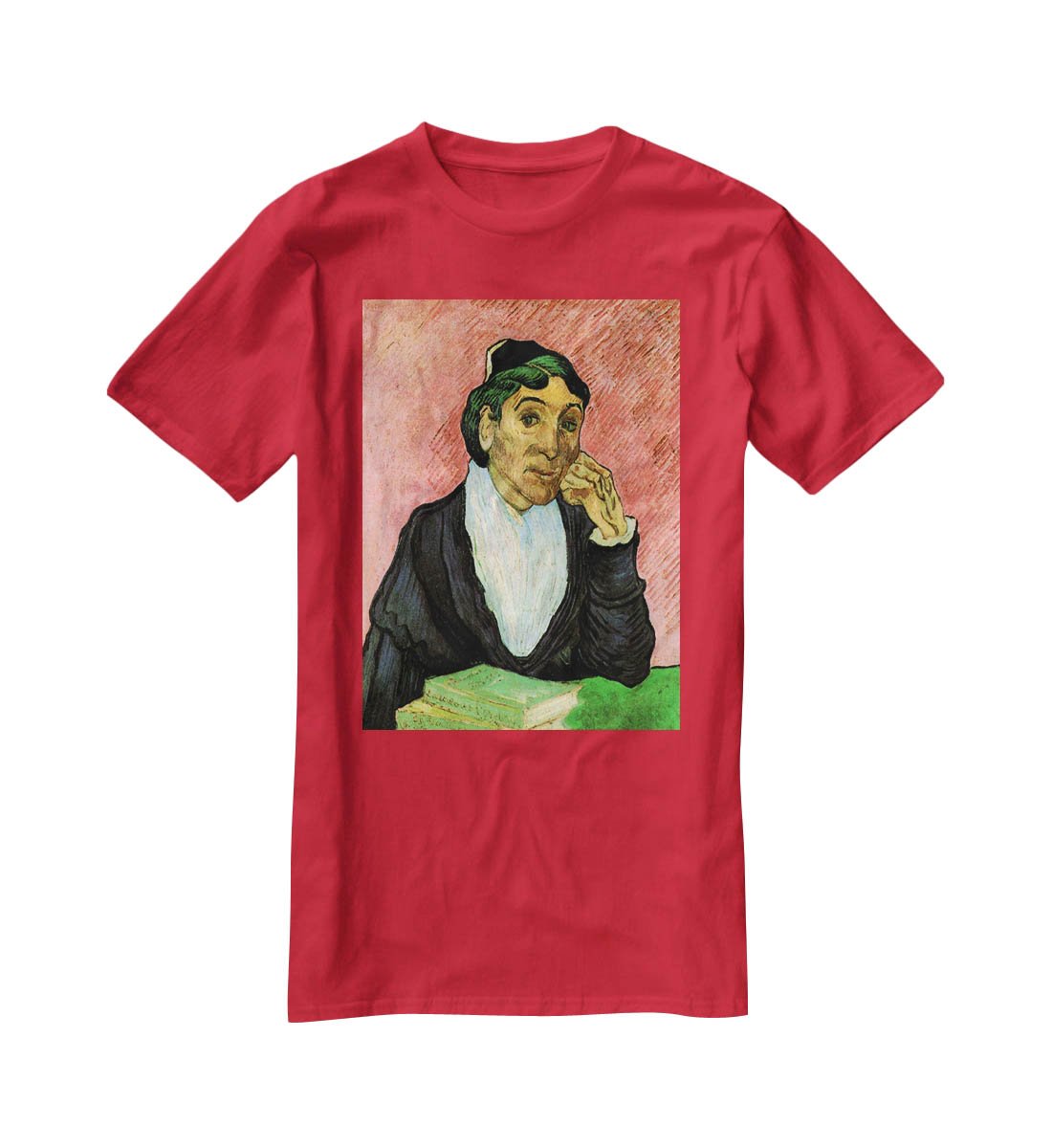 L Arlesienne Madame Ginoux 3 by Van Gogh T-Shirt - Canvas Art Rocks - 4