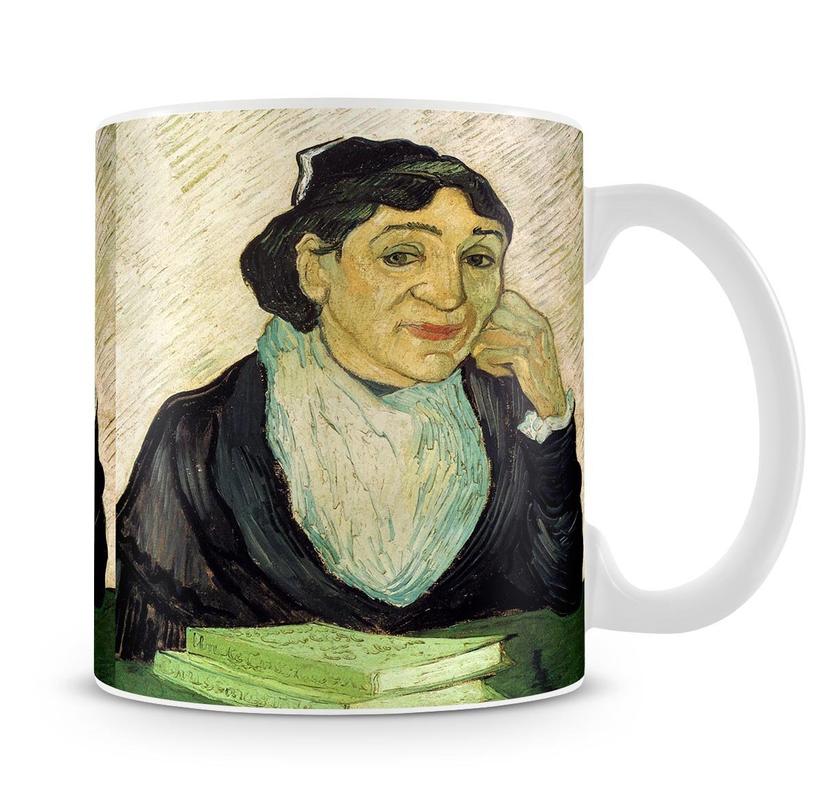 L Arlesienne Madame Ginoux by Van Gogh Mug - Canvas Art Rocks - 4