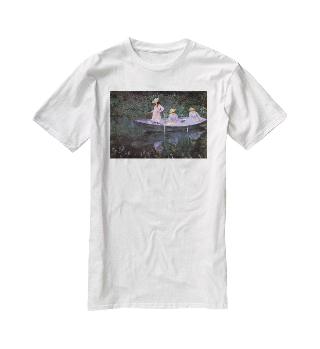 La Barque at Giverny by Monet T-Shirt - Canvas Art Rocks - 5