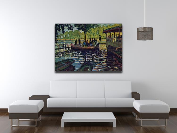 La Grenouillare by Monet Canvas Print & Poster - Canvas Art Rocks - 4