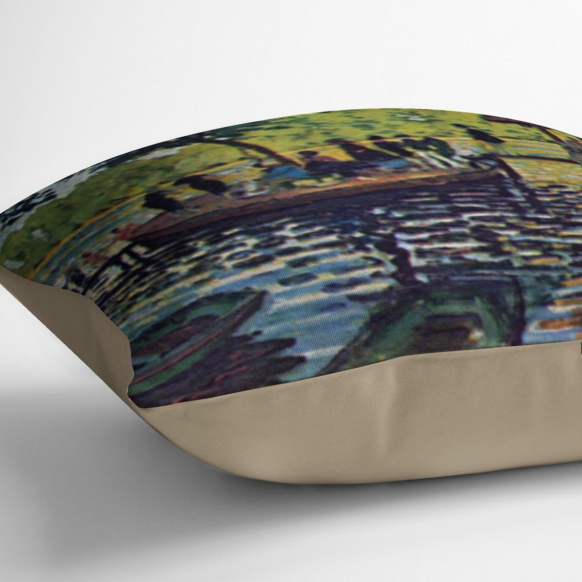 La Grenouillare by Monet Throw Pillow