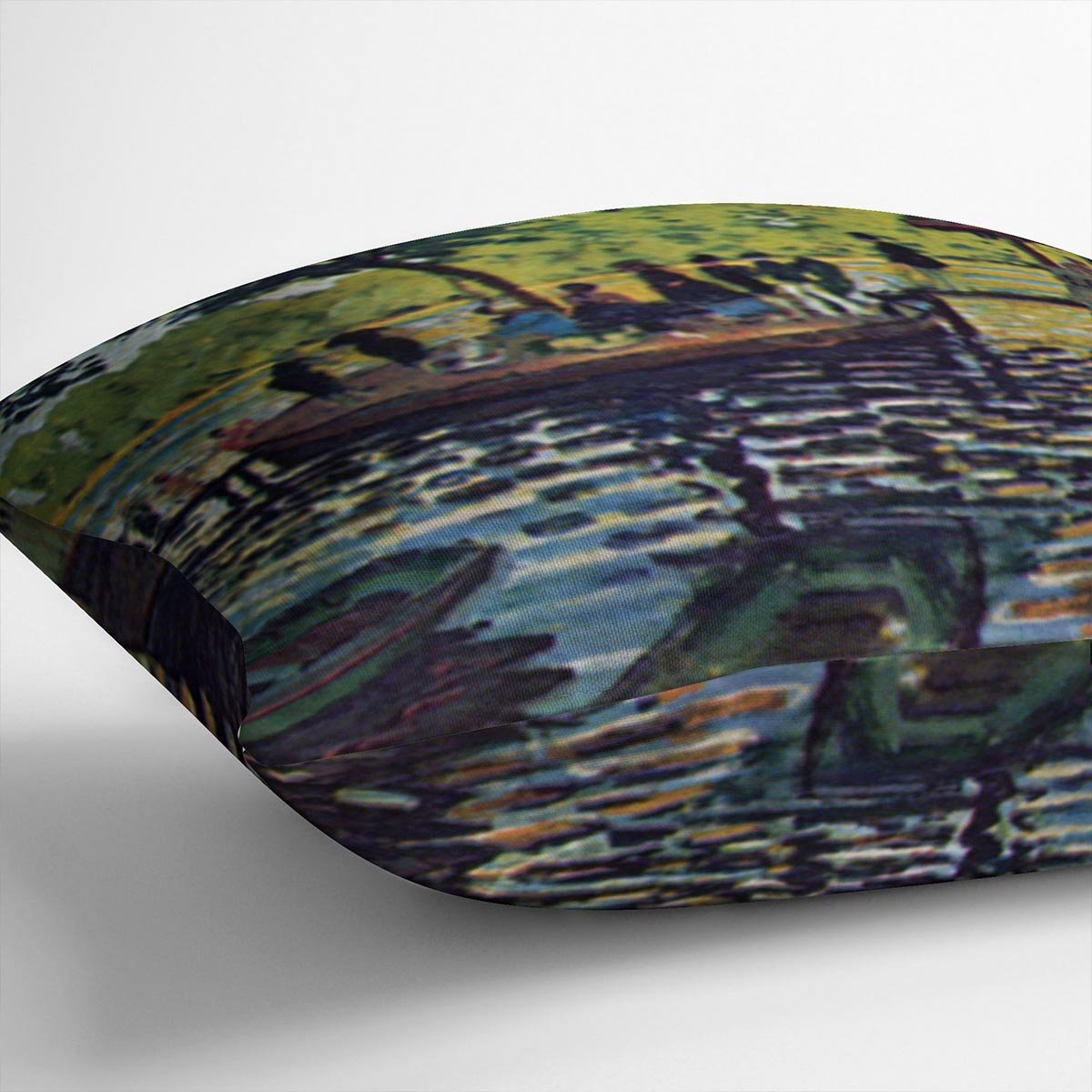 La Grenouillare by Monet Throw Pillow